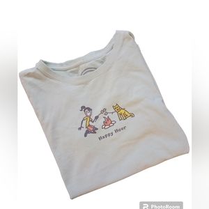 Life Is Good, Happy Hour tee.  Womens Classic Fit.  Size: Small.